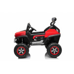 Elektrické autíčko - Mercedes UNIMOG - červené